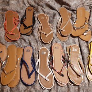 Women's flip flops assorted colors (12 pair total)